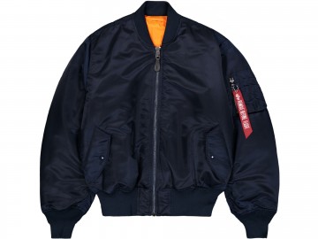 Alpha industries ma 1 heritage bomber jacket rep blue 100101 07