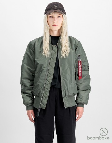Alpha industries ma 1 heritage bomber jacket vintage green 100101 432 fotoshoot