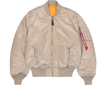 Alpha industries ma 1 heritage bomber jacket vintage sand 100101 679