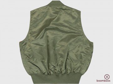 Alpha industries ma 1 vest heritage sage green 15614601 achterkant