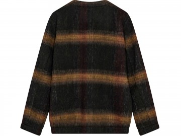 Anerkjendt akdan heavy twill check overshirt 902083 4084 achterkant