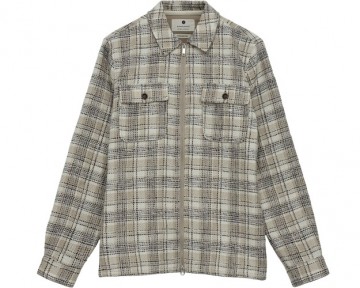 Anerkjendt akhanky check twill overshirt incense 9017025523
