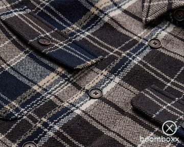 Anerkjendt akoscar check overshirt chocolate brown 9016845573 zoom