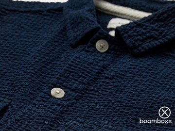 Anerkjendt akotto seersucker shirt sky captain 902294 3059 zoom