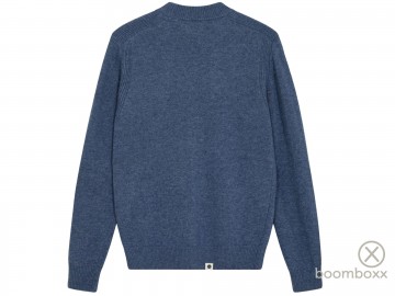 Anerkjendt akrico lambswool knit copen blue 900972 3060 achterkant