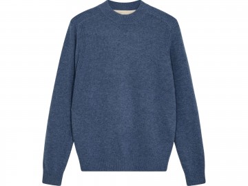 Anerkjendt akrico lambswool knit copen blue 900972 3060