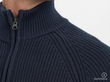 Anerkjendt aksune patent half zip knit sky captain 90206 3059 fotoshoot