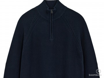 Anerkjendt aksune patent half zip knit sky captain 90206 3059 zoom