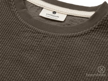 Anerkjendt akvillads corduroy t shirt deep lichen green 901979 zoom stof