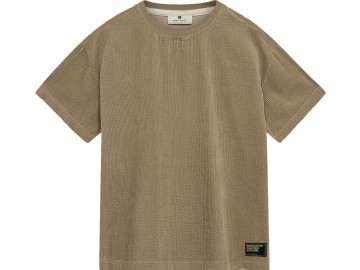 Anerkjendt akvillads corduroy t shirt feather gray 901979 0536