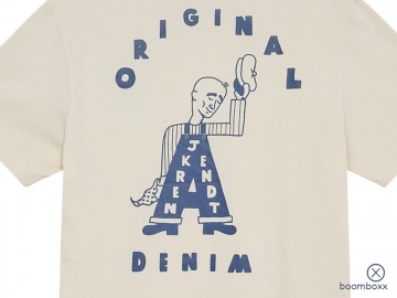 Anerkjendt akvillads undyed t shirt tofu 902114 9503 achterkant zoom