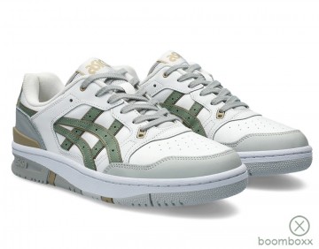 Asics ex89 white slate grey 1201a476 117 sneaker pair