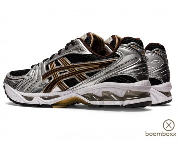 Asics gel kayano 14 black coffee 1201a019 004 sneaker pair backside