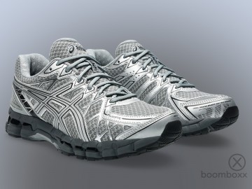 Asics gel kayano 20 gravel pure silver 1203a388 020 boomboxx impressie voor asics