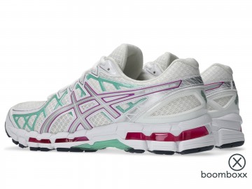 Asics gel kayano 20 white aurora green 1203a388 105 sneaker paar achterkant