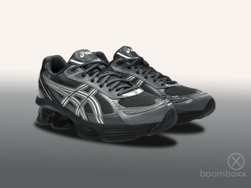 Asics gel kinetic fluent graphite grey pure silver 1203a591 024 artist sneaker impressie door boomboxx store