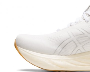 Asics gel nimbus 25 white white 1012b356102 sneaker zoom 1