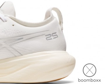 Asics gel nimbus 25 white white 1012b356102 sneaker zoom 2