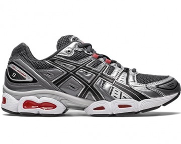 Asics gel nimbus 9 graphite grey pure silver sneaker 1201a424 023