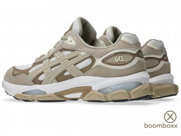 Asics gel nyc 20 white feather grey 1203a895 102 sneaker paar achterzijde