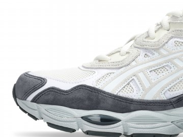 Asics gel nyc cream white sneaker 1203a383 113 sneaker zoom 1