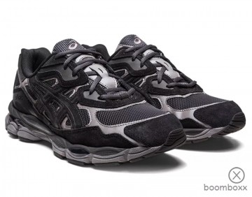 Asics gel nyc graphite grey black 1201789020 sneaker pair 0