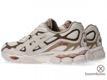 Asics gel nyc mineral beige 1203a739251 sneaker achterkant