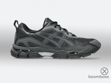 Asics gel nyc rgd black graphite grey 1203a735 001 sneaker artist impressie 2 door boomboxx sneakerstore