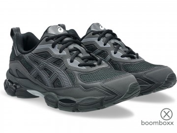 Asics gel nyc rgd black graphite grey 1203a735 001 sneaker paar