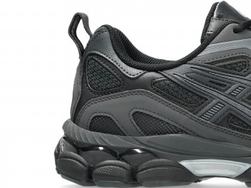 Asics gel nyc rgd black graphite grey 1203a735 001 sneaker zoom 2