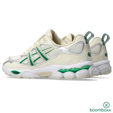 Asics gel nyc utility cream kale 1203a558 100 sneaker pair backside