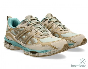 Asics gel nyc utility olive grey pepper 1203a558 300 sneaker front