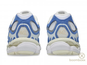 Asics gel nyc white blue coast 1203a383 116 sneaker achterkant