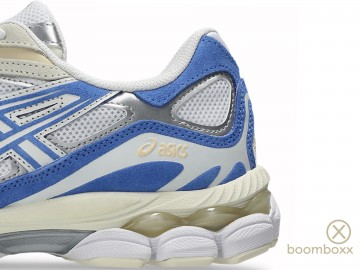 Asics gel nyc white blue coast 1203a383 116 sneaker zoom 2