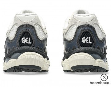 Asics gel nyc white smoke grey 1203a383 111 sneaker achterkant paar