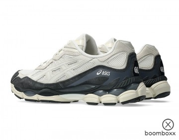 Asics gel nyc white smoke grey 1203a383 111 sneaker achterkant