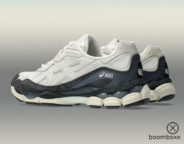 Asics gel nyc white smoke grey 1203a383 111 sneaker artist impression 2 by boomboxx