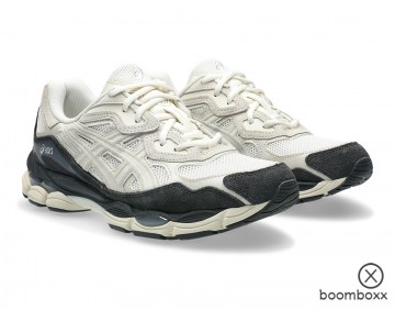 Asics gel nyc white smoke grey 1203a383 111 sneaker voorkant