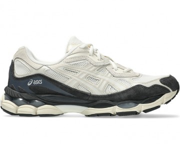 Asics gel nyc white smoke grey 1203a383 111 sneaker