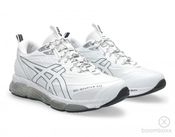 Asics gel quantum 360 viii utility white black 1203a471 101 sneaker pair