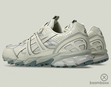 Asics gel sonoma 15 50 light dust olive grey 1203a538 020 sneaker pair backside