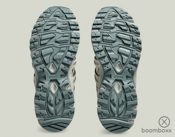 Asics gel sonoma 15 50 light dust olive grey 1203a538 020 sneaker pair outsole