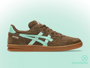 Asics skyhand og brown storm ice green 1203a452 202 artist impressie door boomboxx 2