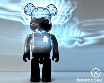 Bearbrick 400 eric haze light up edition 4530956607498 wall beam