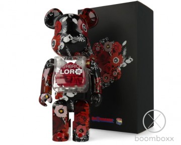 Bearbrick flora 400 brbrckflr with box