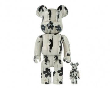 Bearbrick flying balloons girl banksy mt400100bbbanksy
