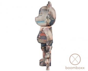 Bearbrick hiroshige utagawa x bearbrick 400  100 2 pair