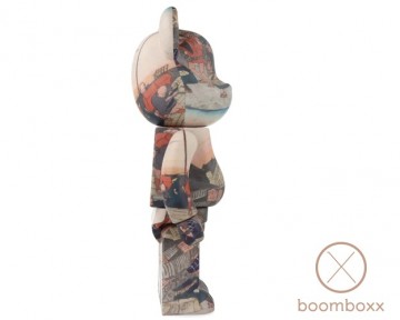 Bearbrick hiroshige utagawa x bearbrick 400  100 side