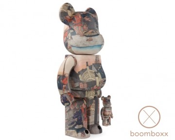 Bearbrick hiroshige utagawa x bearbrick 400  100 sideway