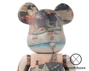 Bearbrick hiroshige utagawa x bearbrick 400  100 zoom